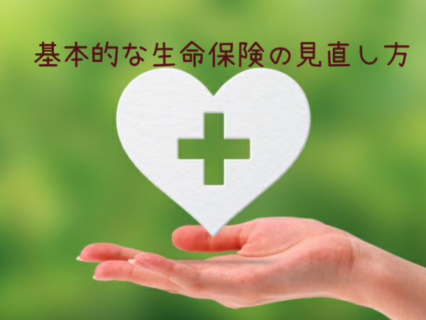 基本的な生命保険の見直し方